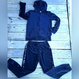 Velour 2 piece suit – Hoodie & Joggers Set – For Girls Juniors XL